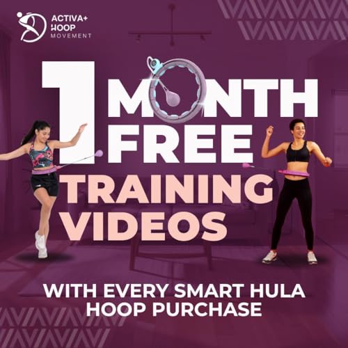 Activa+ S4.S Silent Weighted Hula Hoop