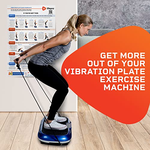 Vibration Plate Workout Poster with Training Guide