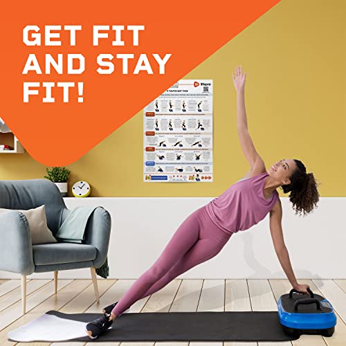 Vibration Plate Workout Poster with Training Guide