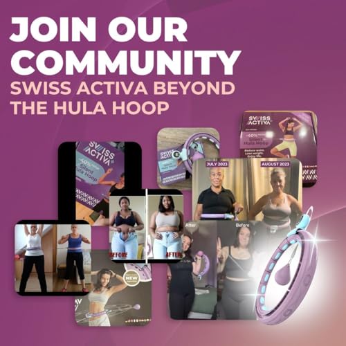 Activa+ S4.S Silent Weighted Hula Hoop