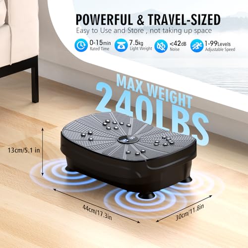 Portable Vibration Plate for Weight Loss & Toning