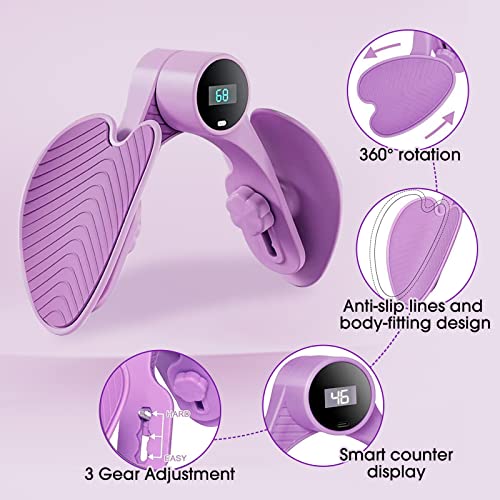 Thigh Master Exerciser with Counter for Home Gym