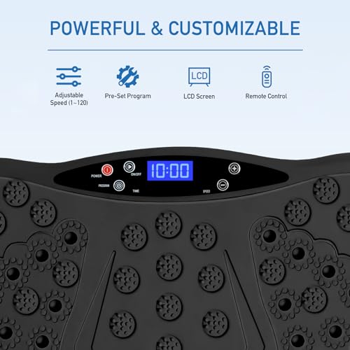 Remote Control Vibration Plate for Weight Loss