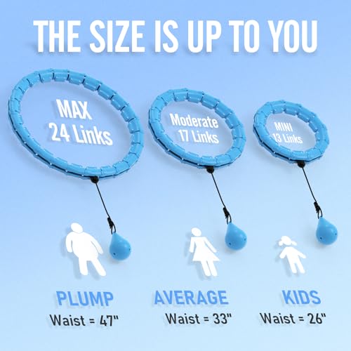 Plus Size Smart Weighted Hula Hoop for Fitness