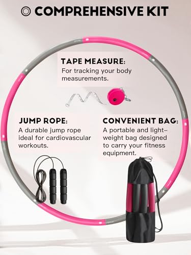 Phobby 2.2lb Adjustable Weighted Exercise Hoop