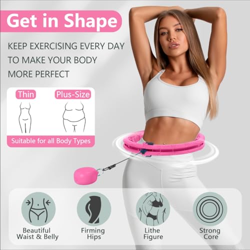 Smart Weighted Hula Hoop for Weight Loss