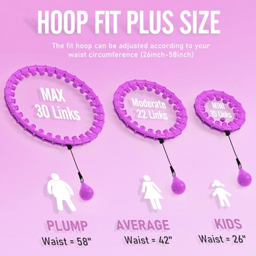 Weighted Hula Hoops for Adult Weight Loss