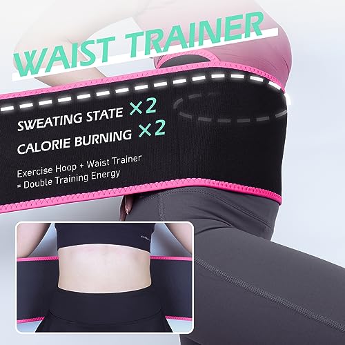 Weighted Hula Hoop for Adults - 51 Inch