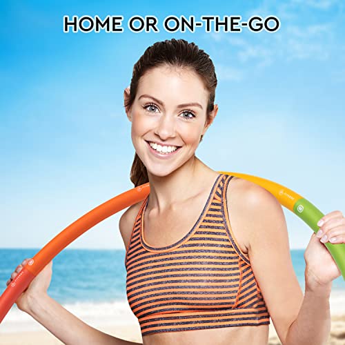 Large Portable Weighted Hula Hoop for Beginners