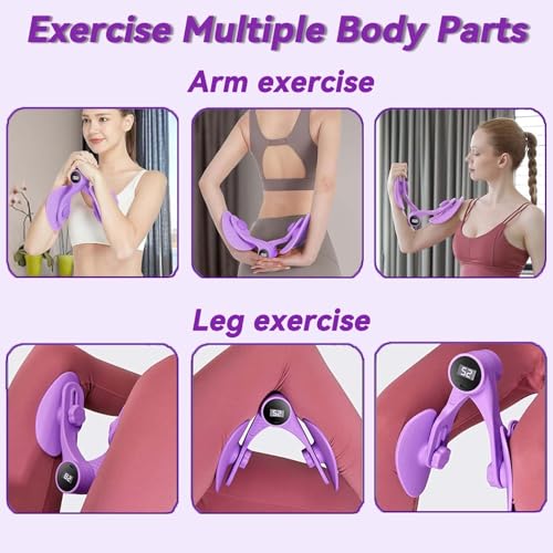 Purple Thigh Master: Kegel & Inner Thigh Trainer