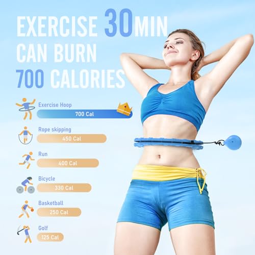 Plus Size Smart Weighted Hula Hoop for Fitness