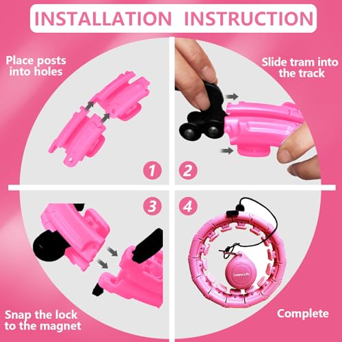 Smart Weighted Hula Hoop for Weight Loss