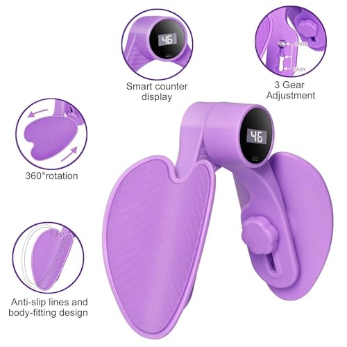 Purple Thigh Master: Kegel & Inner Thigh Trainer