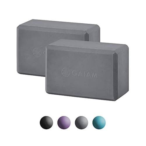 Gaiam Non-Slip Yoga Block for Stability & Balance