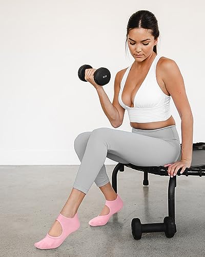 Non-Slip Pilates Socks for Women - Grip Yoga