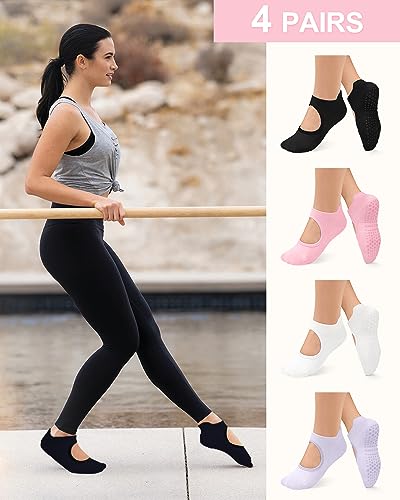 Non-Slip Pilates Socks for Women - Grip Yoga