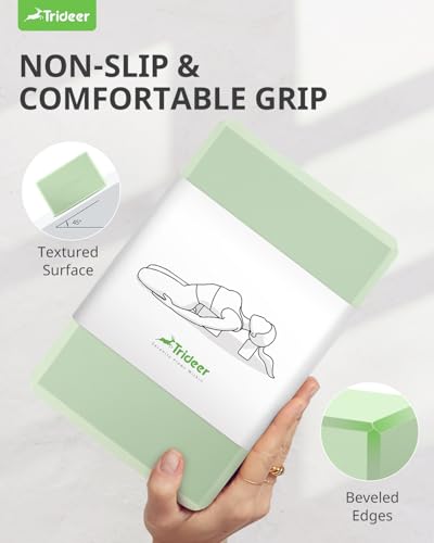 Trideer Soft Foam Yoga Blocks - 2 Pack