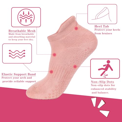 Non-Slip Pilates Socks for Women - 3 Colors