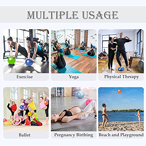 9-Inch Mini Pilates Ball for Core Training