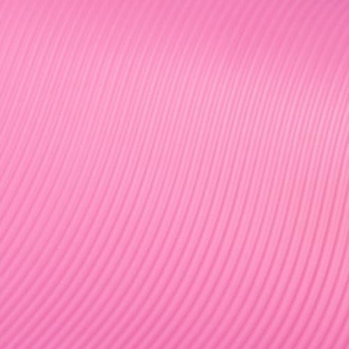 Extra Thick Pink Yoga Mat with Strap