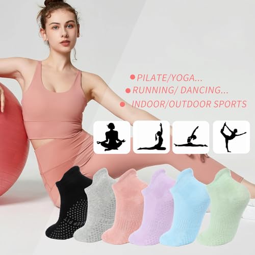 Non-Slip Pilates Socks for Women - 3 Colors