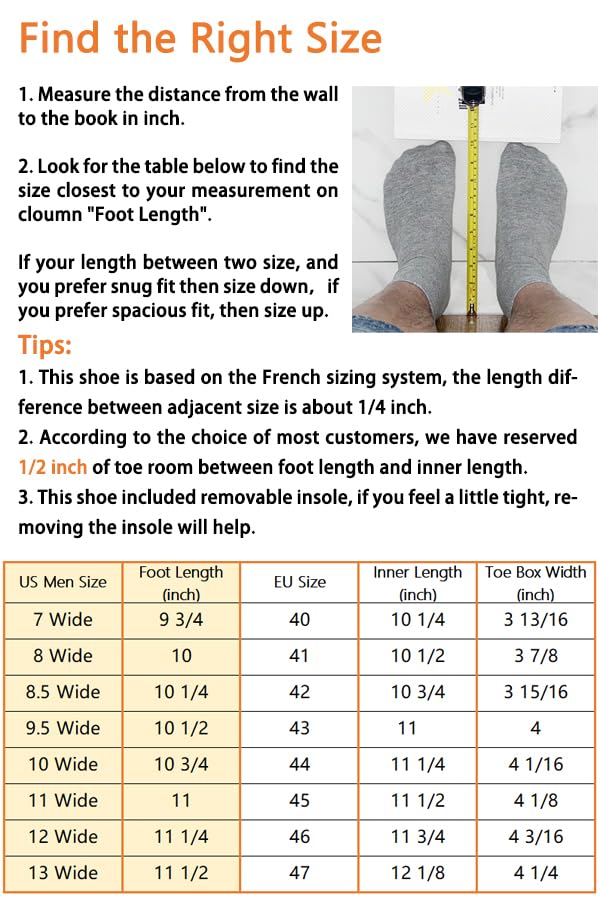 Wide Toe Box Barefoot Sneakers for Men