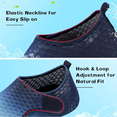 Women's Aqua Slip-On Shoes for Beach & Pool