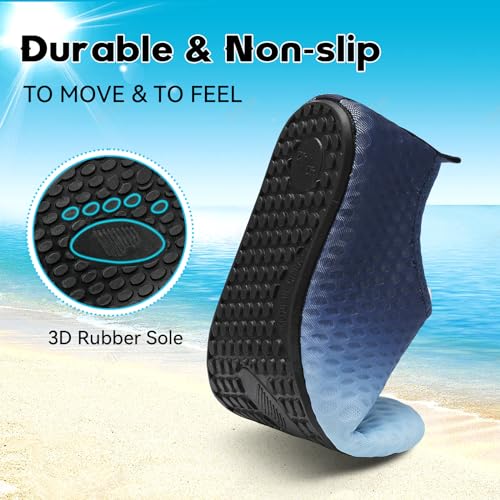 Women's Aqua Slip-On Shoes for Beach & Pool