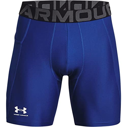 Men's HeatGear Compression Shorts - Royal Blue 3XL