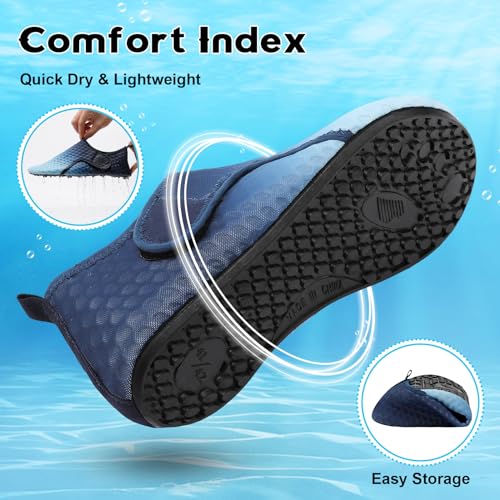 Women's Aqua Slip-On Shoes for Beach & Pool