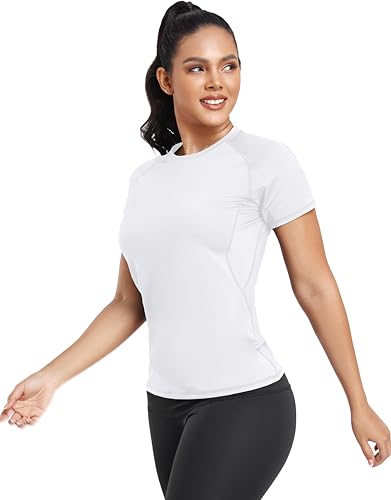 Women's Compression Athletic T-Shirts - 4 Pack