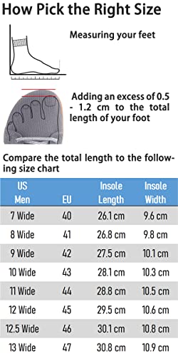 Men's Extra Wide Minimalist Weight Loss Sneakers