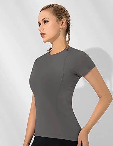 Seamless Compression Yoga Tops for Women - 2 Pack