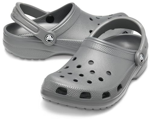 Unisex Classic Crocs Clogs in Slate Grey