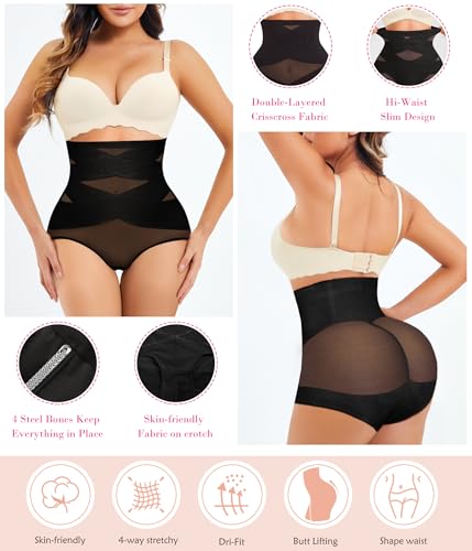 Nebility Women's High Waist Tummy Control Shaper
