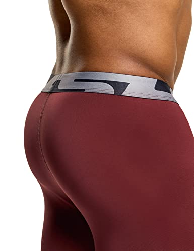 Men's Compression Workout Pants - 3 Pack Set