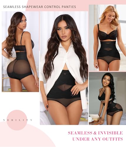 Nebility Women's High Waist Tummy Control Shaper