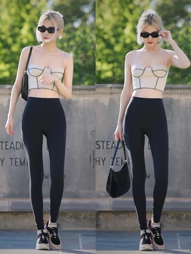 Blisset 3-Pack High Waisted Tummy Control Leggings