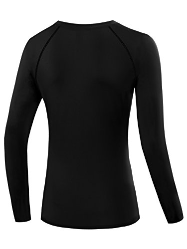 Neleus Women's 3 Pack Compression Workout Tops