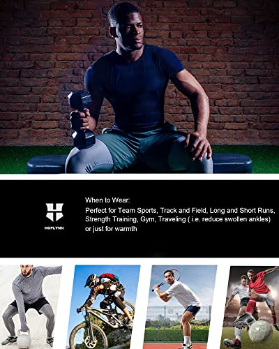 HOPLYNN 5-Pack Men's Compression Workout Shirts