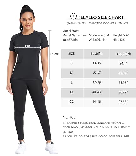 Women's Compression Workout Tops - 4 Pack Athletic Gear