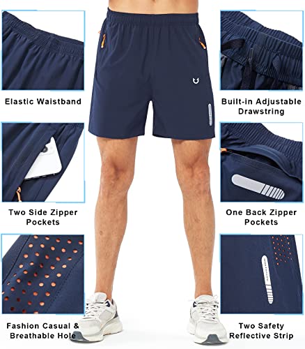NORTHYARD Men's Quick-Dry Athletic Running Shorts