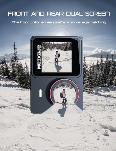Apexcam 4K Action Camera with 64GB SD Card
