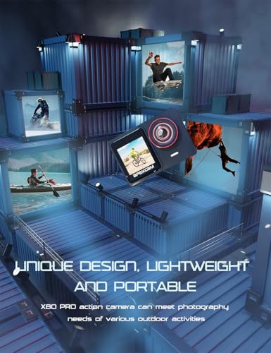 Apexcam 4K Action Camera with 64GB SD Card