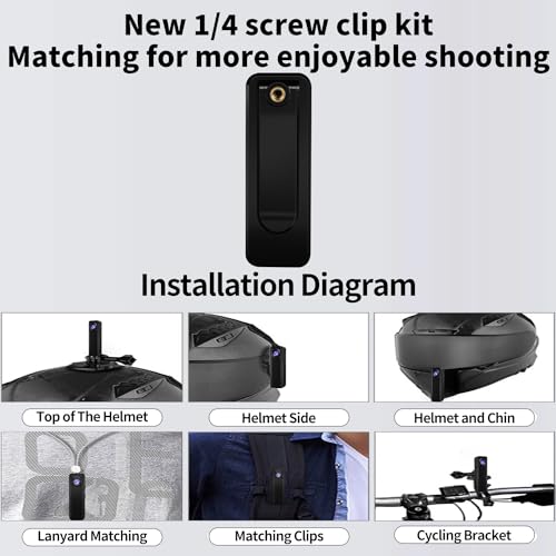 4K HD Mini Body Camera for Travel & Action