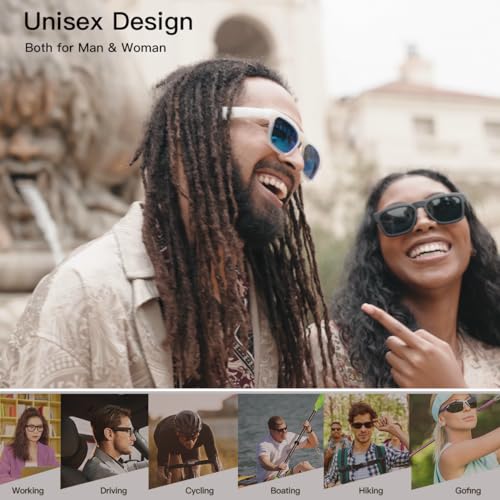 Bluetooth Smart Glasses with Polarized UV Protection