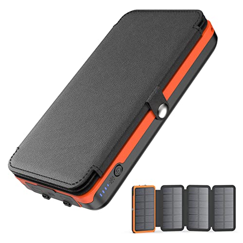 Hiluckey 27000mAh Solar Power Bank with Fast Charging
