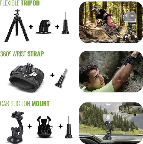 GoPro HERO12 Black Action Camera Bundle with Accessories