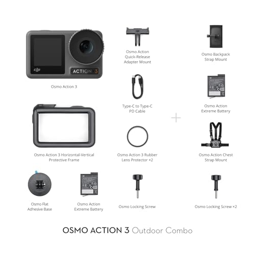 DJI Osmo Action 3 4K Camera Bundle