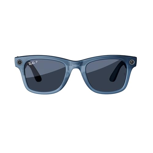 Meta Ray-Ban Smart Glasses - Polarized Dusty Blue